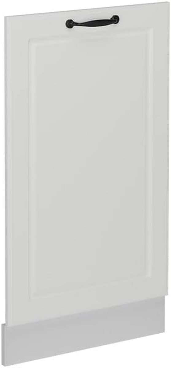 Vaatwasserfrontpaneel Uitsluitend voor Inbouw, 45 cm Breed, Landhuisstijl Wit — afbeelding 1