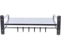 Staal Wandhouder Roestvrij Staal Magnetron Beugel Wandplank Houder Keuken Plank