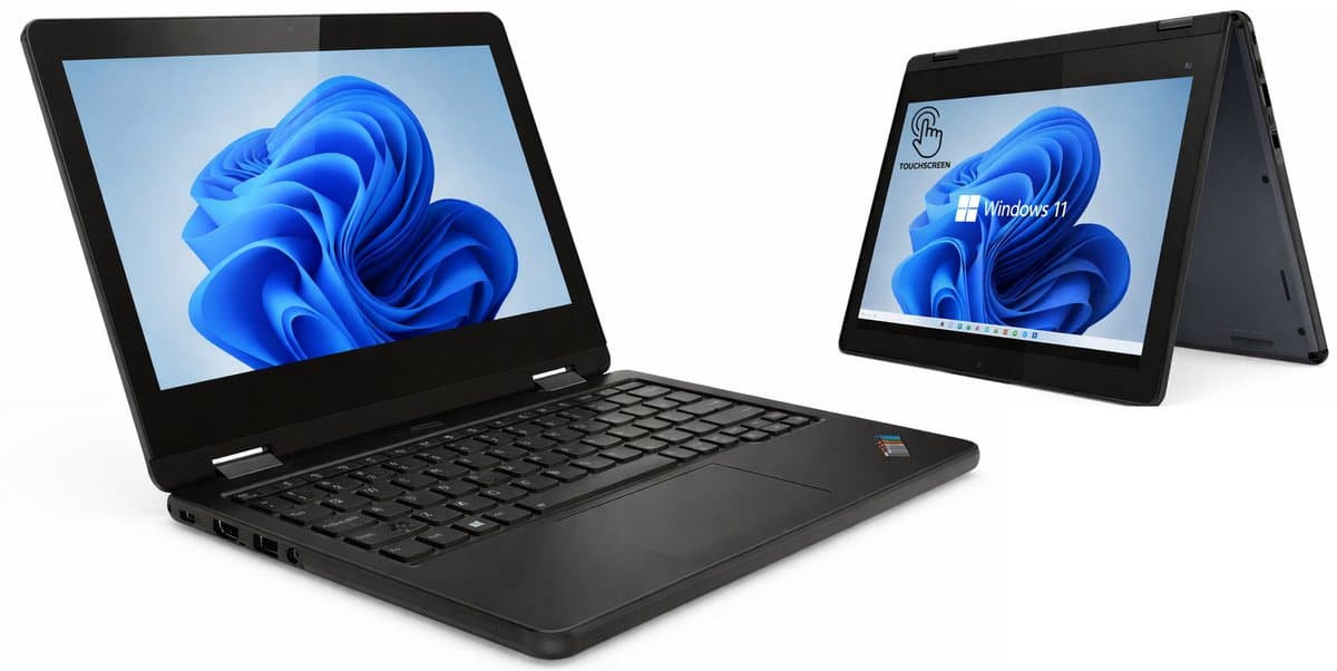 Lenovo 11e Yoga Gen 6 - 2-in-1 laptop en tablet - M3-8100Y - 8 GB - 256 GB SSD - 11.6 inch - Windows 11 — afbeelding 1