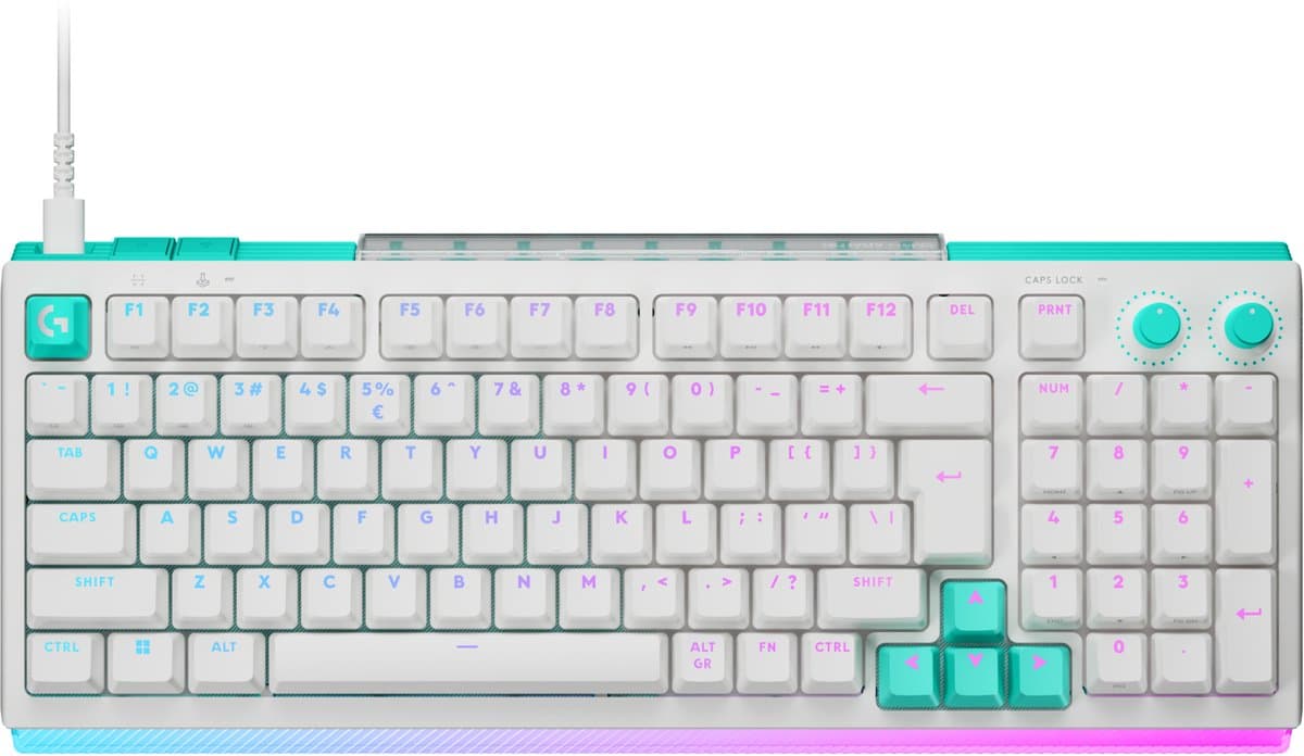 Logitech G512 X 98 Gaming Toetsenbord Qwerty Wit — afbeelding 1