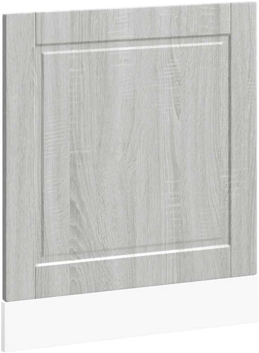 Vaatwasserpaneel - Keukenfront - Keukenrenovatie - Duurzaam houtvezel - 60x1.5x67 cm - Sonoma eiken — afbeelding 1