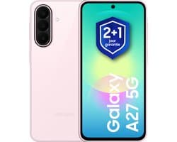 Samsung Galaxy A27 5G - Smartphone - 128GB - Light Pink +1 jaar extra garantie