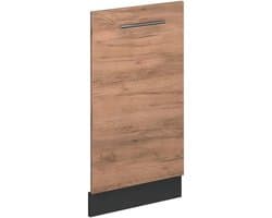 Vaatwasserpaneel Inbouw 45 cm - Frontpaneel Keukenmodule in Goldkraft Eiken (Zonder Werkblad)