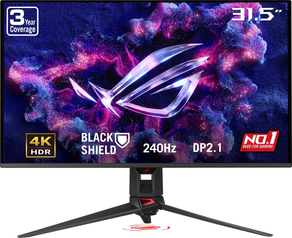 ASUS ROG Swift OLED PG32UCDM3 - 4K QD-OLED Gaming Monitor - USB-C 90W Power Delivery - 0.03ms - 240Hz - 32 inch — afbeelding 1