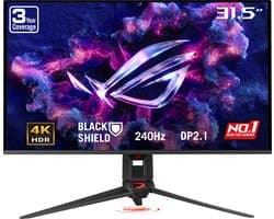ASUS ROG Swift OLED PG32UCDM3 - 4K QD-OLED Gaming Monitor - USB-C 90W Power Delivery - 0.03ms - 240Hz - 32 inch