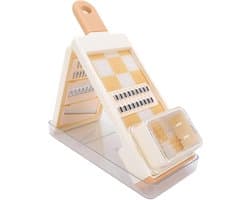 Keukenmachine - Groentehakker - Maaltijden Bereiden - 4-in-1 Functionaliteit - 31 x 13 x 6.8 cm - Grijs