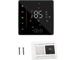 Slimme Thermostaat - Vloerverwarming Controller - Comfort Verhoging - App Bediening - 95-240V - Zwart