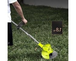 Handmaaier - Kleine grasmaaier - Tuinonderhoud - Oplaadbare batterij - 3.5 kg - Groen