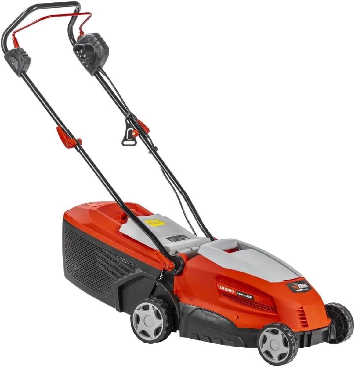 Elektrische Grasmaaier - Loopmaaier Duwmaaier - Gazon Onderhouden - Spatwaterdicht IPX4 - 32 cm Snijbreedte - Rood Zwart — afbeelding 1