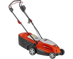 Elektrische Grasmaaier - Loopmaaier Duwmaaier - Gazon Onderhouden - Spatwaterdicht IPX4 - 32 cm Snijbreedte - Rood Zwart