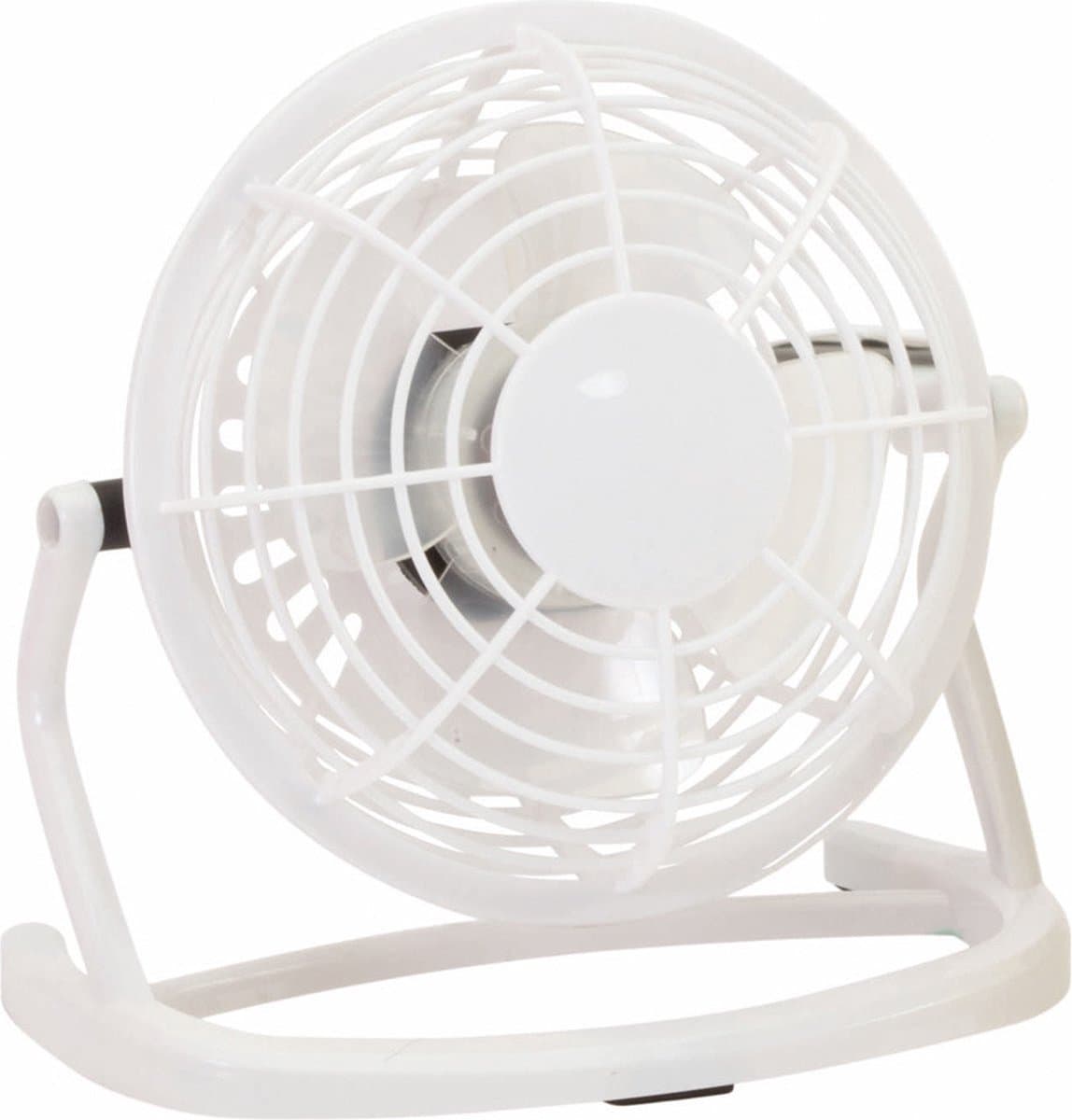 USB bureau ventilator - 1x - klein - kunststof - snoer 100 cm - verkoeling — afbeelding 1