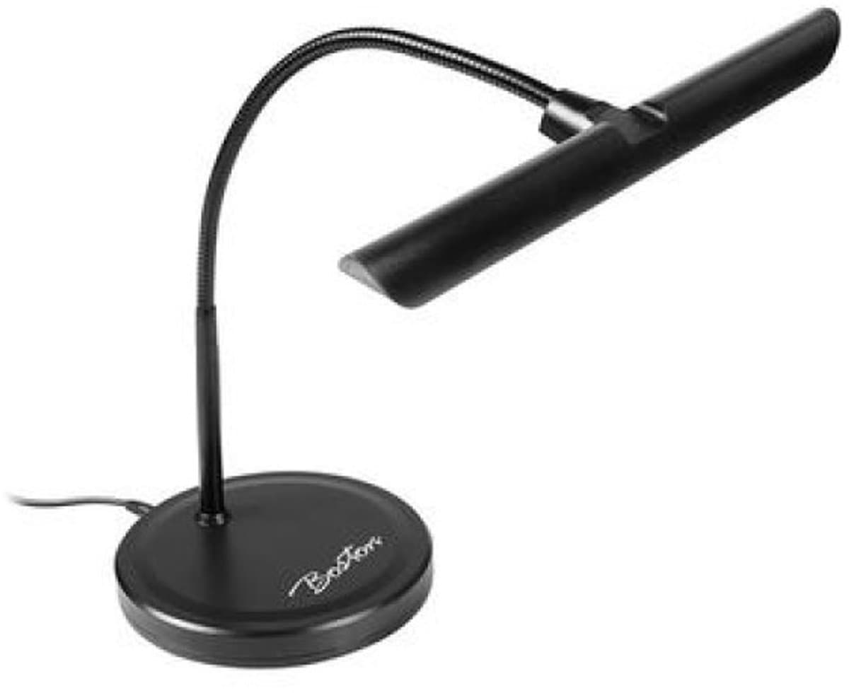 Pianolamp Boston PLM-180-BK verstelbaar dimbaar adapter Zwart — afbeelding 1