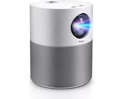 Belesy® Beamer Projector M35 - Mini Beamer - Wit – Full HD Support – Wifi – Android 9.0 – 4.000 Lumen – Contrast 10.000:1 – Beamers - Projectie 30 tot 200 inch - Cadeau - WK 2022 - Moederdag