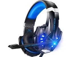 KOTION EACH G9000 Gaming Headset - PS4, laptops - Zwart/Blauw