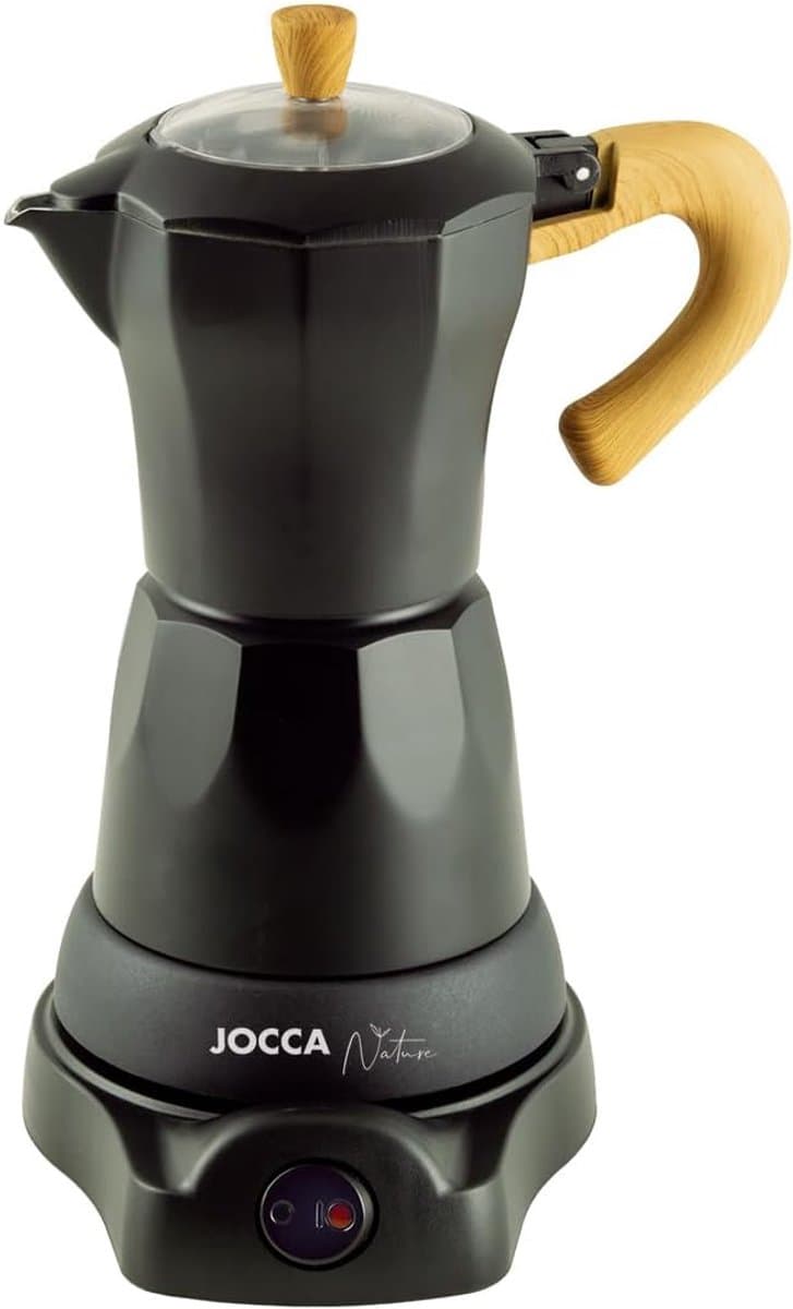 Koffiezetapparaat 6 Kopjes met Draadloze Kan en Automatische Uitschakeling – Elegant en Compact Zwart Design — afbeelding 1