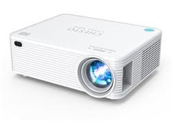 Chesto Beamer FULL HD (4K-Ondersteuning) - 12.000 lumen - Streamen vanaf je telefoon met wifi - Inclusief draagtas