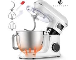 Equivera Deegmachine - Kneedmachine - Deegmixer - Keukenmixer - Keukenmachine