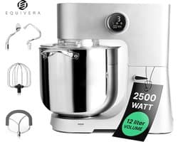 Equivera Deegmachine - Kneedmachine - Deegmixer - Keukenmixer - Keukenmachine