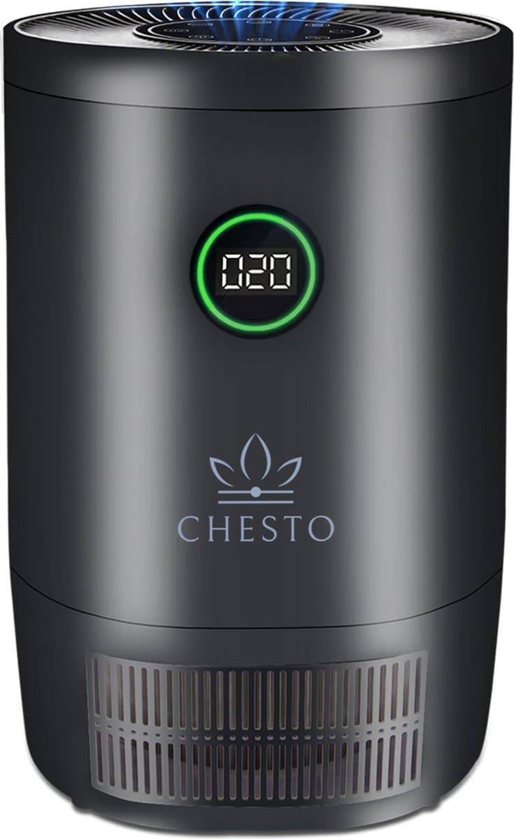 Chesto Luchtreiniger / Air purifier met HEPA-13 & Koolstoffilter - CADR 220 m³/h - Bestrijdt Bacteriën & Allergieën - 4 Standen — afbeelding 1