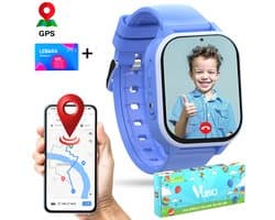 VUBIO Kinder Smartwatch S1 4G Incl. Simkaart - WIFI - GPS - Whatsapp