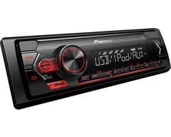 Pioneer MVH-S120UI – 1-DIN autoradio met USB & AUX – 5-bands equalizer – 2 RCA-uitgangen – Mechavrij