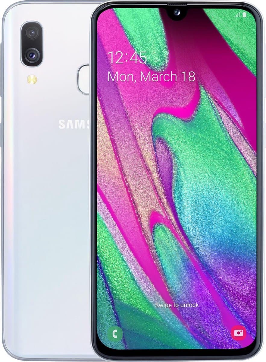 Samsung Galaxy A40 - 64GB - Wit — afbeelding 1