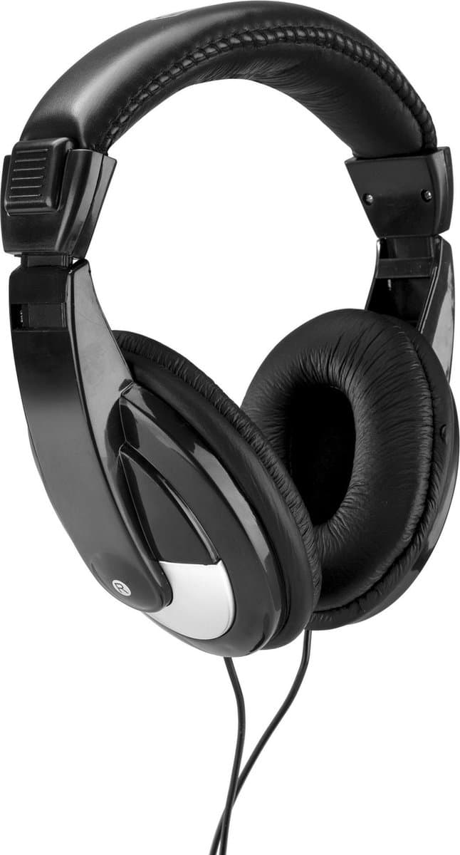 Koptelefoon - SkyTec SH120 hoofdtelefoon voor DJ, instrumenten, muziek, etc. met 2 meter kabel - Zwart — afbeelding 1
