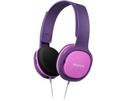 PHILIPS SHK2000 - Kids Koptelefoon - On-Ear Volumebegrenzing - Roze/Paars - Ergonomische hoofdband