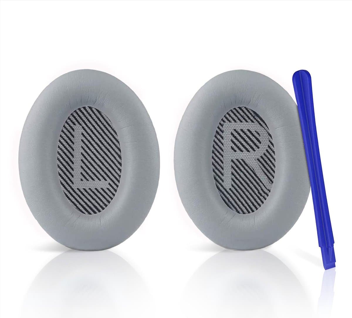 Set Oorkussens voor Bose Koptelefoon met installatie gereedschap - Grijs - QuietComfort 35 - QC35II - QC35 - QC25 - QC15 - QC2 - Soundtrue - Soundlink Around-Ear II AE2 — afbeelding 1