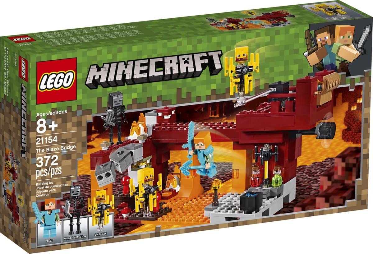 LEGO Minecraft De Blaze brug 21154 — afbeelding 1
