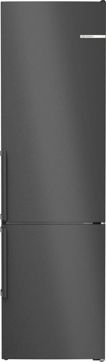 Bosch KGN39VXBT - Serie 4 - Vrijstaande koel-vriescombinatie - Zwart - Total No Frost; Nooit meer ontdooien - VitaFresh - Energielabel B - VitaFresh XXL 0°C: houd etenswaren langer vers met extra ruime vershoudlades — afbeelding 1