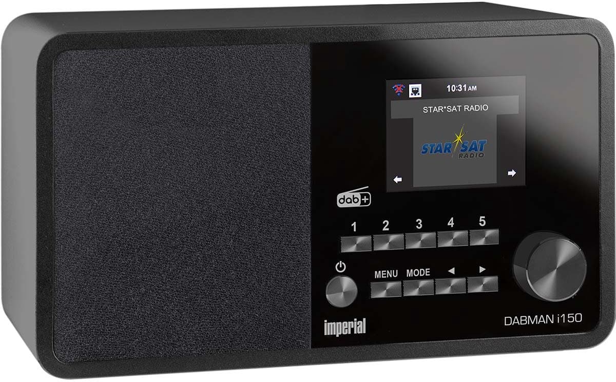 Imperial DABMAN i150 - Internetradio - DAB+ / FM Radio - USB speler - Zwart — afbeelding 1