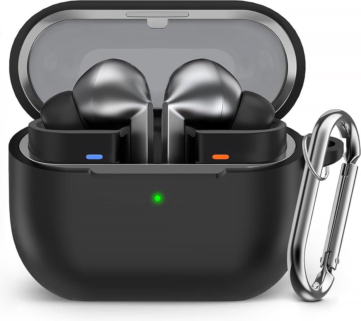 YONO Soft Case geschikt voor Samsung Galaxy Buds 3 / 3 Pro / 3 FE - Siliconen Hoesje - Zwart — afbeelding 1