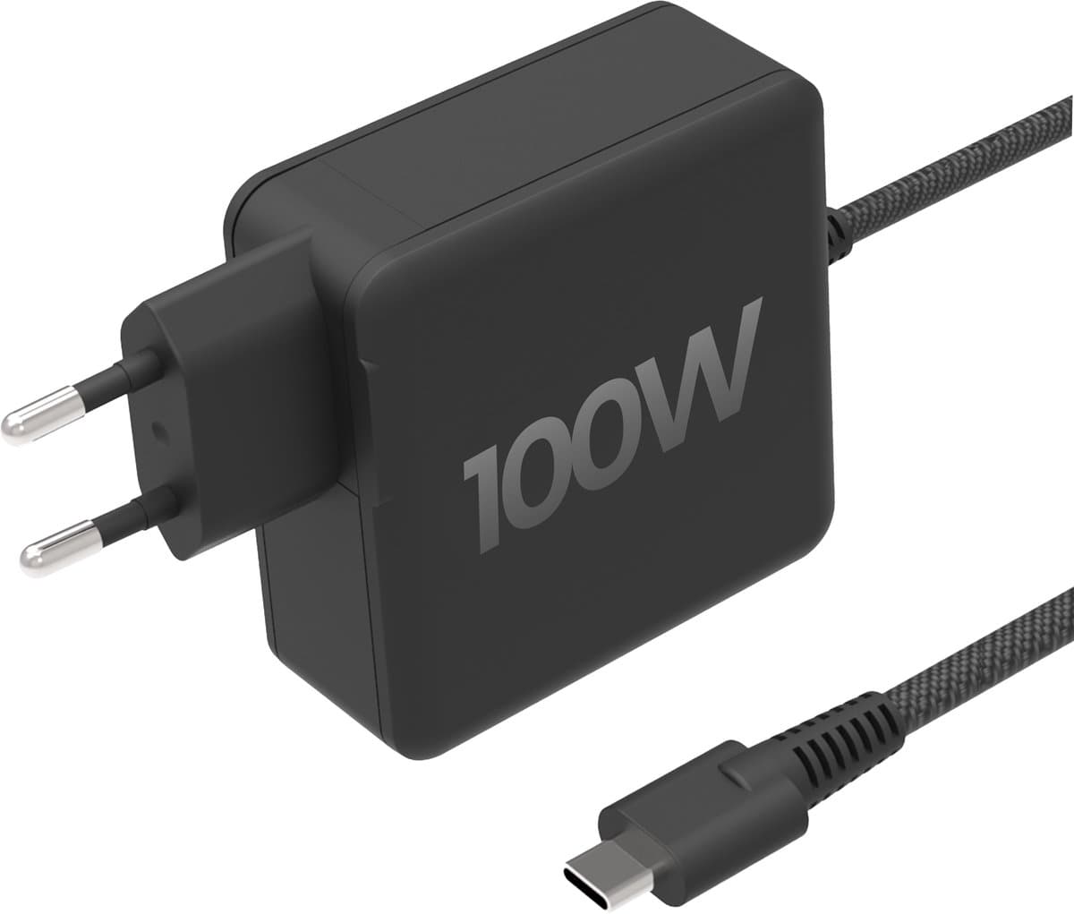 Phreeze 100W GaN Snellader met USB-C Kabel 1.8 Meter - Voedingsadapter USB C - Laptop Oplader geschikt voor MacBook Pro, Dell XPS, Nintendo Switch, ZenBook, HP Envy en meer — afbeelding 1