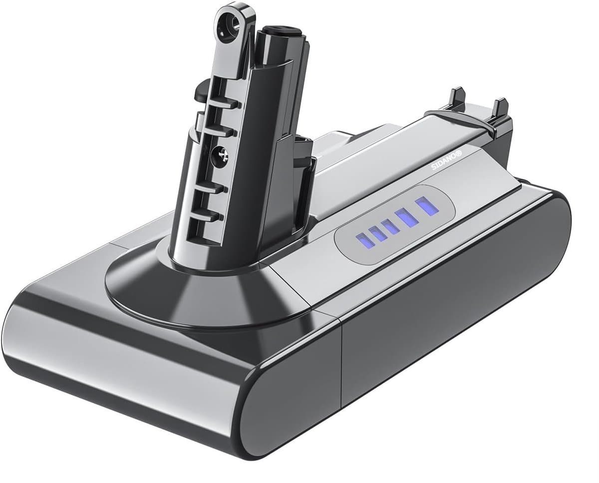 SIDANO® Vervangende Accu - Batterij geschikt voor Dyson V10 - Absolute, Animal, fluffy, Motorhead 25.2V 4000mAh 100.8Wh — afbeelding 1