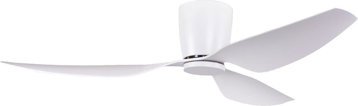 Plafondventilator met LED | 127 cm | Arioso | wit | aluminium en kunststof | modern — afbeelding 1