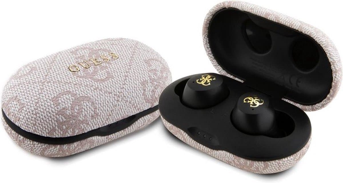 Guess True Wireless 4G Metal Bluetooth In-Ear Oordopjes - Roze — afbeelding 1