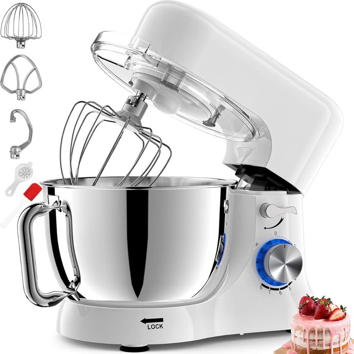 ApexArte® Keukenrobot - Keukenmixer - Deegmachine Zwaar Deeg — afbeelding 1