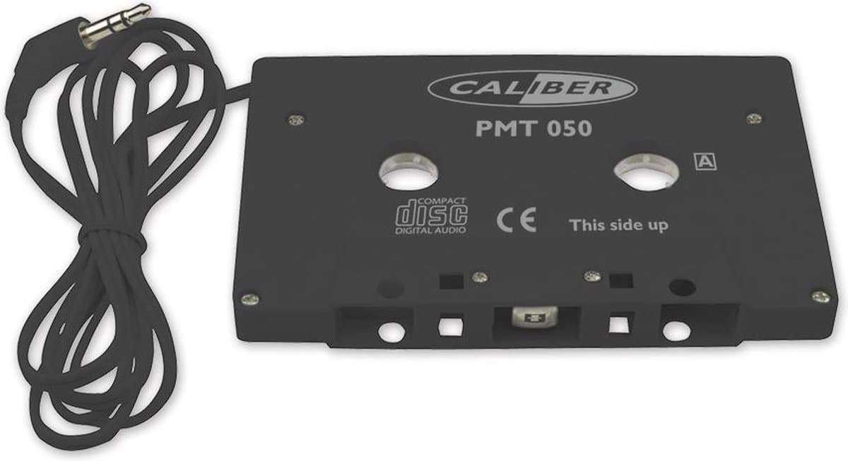 Caliber Cassette adapter met 3,5mm jack plug Zwart (PMT050) — afbeelding 1