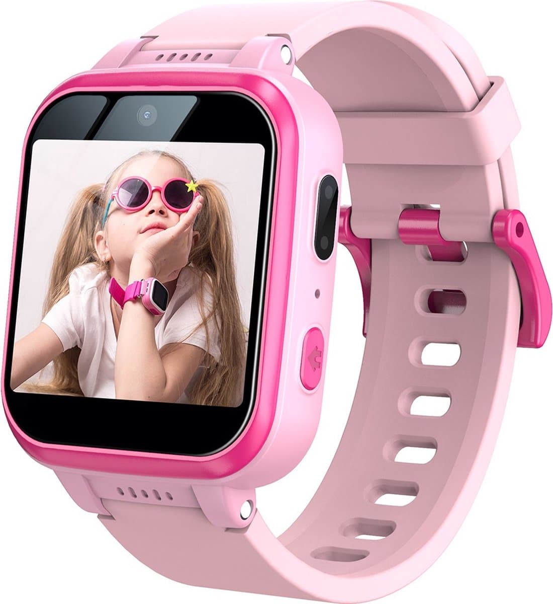 Smartwatch Kinderen - Camera - Games - Roze — afbeelding 1