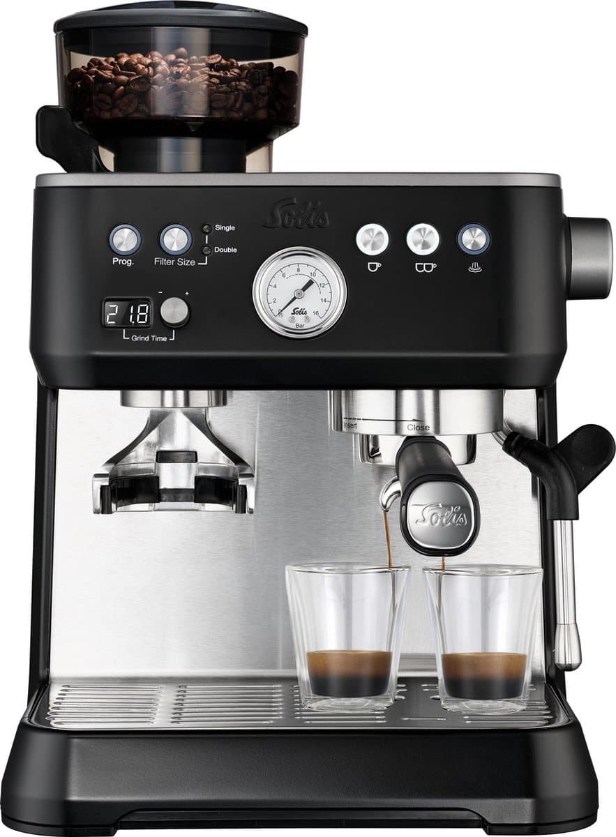 Solis Grind & Infuse Perfetta 1019 Zwart | | 7611210980704 — afbeelding 1