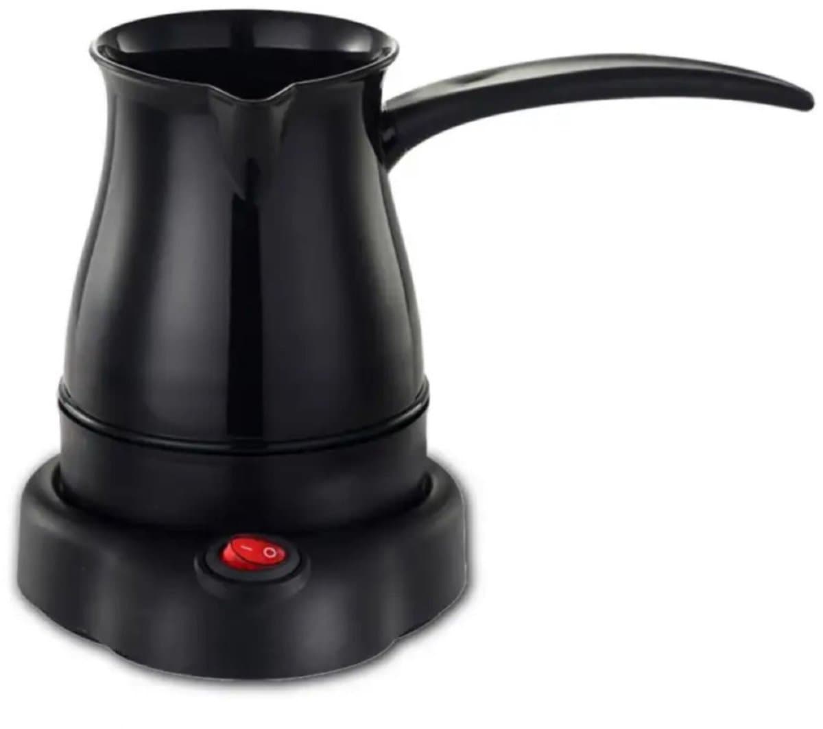 Rosberg - Turkse Koffiezetapparaat - Elektrische Koffiemachine - Cezve - 500 ML - 600W - RVS - Zwart — afbeelding 1