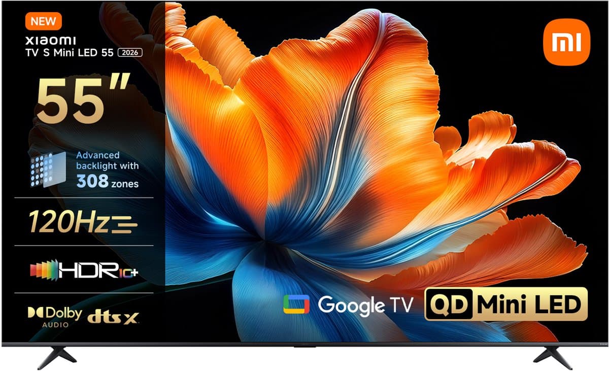 Xiaomi TV S Mini LED 2026 Smart TV – 55 Inch – 4K QLED Google TV — afbeelding 1