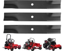 Maaimessen Set - Reserveonderdelen Gazon - Grasmaaien Onderhoud - 3 Stuks Inhoud - 48 inch Dek