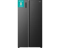 Hisense RS3P558NEFD - Amerikaanse koelkast - No-Frost - 178 cm hoog - 544 liter - Energielabel D - Invriesvermogen 12 kg/24u - Geluidsniveau 37 dB - LED Display - SuperCool - FastFreeze - Deuralarm - Inverter Compressor - Multi Airflow