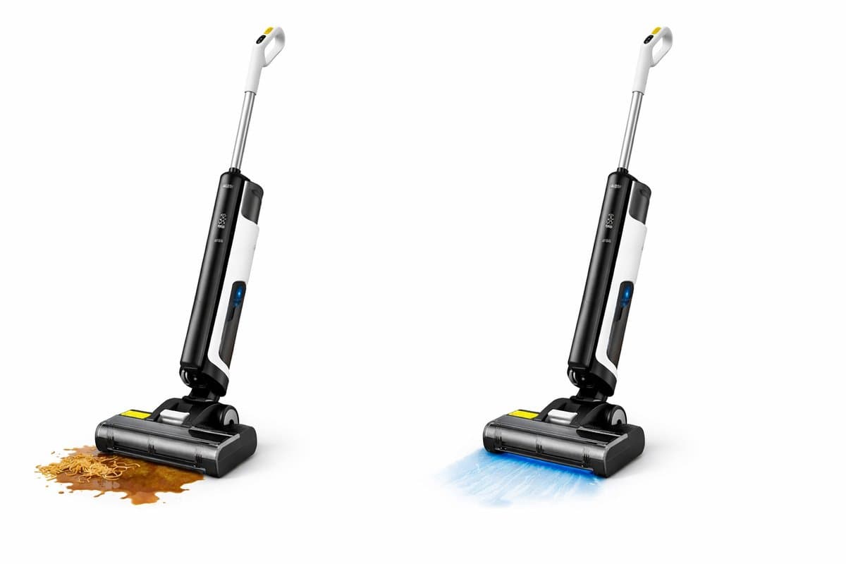 Jurrys Elektrische Stofzuiger - Vloerreiniger - Stofzuigapparaat - 3-in-1 - Nat en droog - Zelfreinigend - Afmeting 335×28.5×69 cm — afbeelding 1