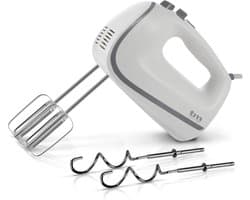 Kneden en Mixen Machine 450W - Handmixer en Deegkneedmachine met Garde en Kneedhaken