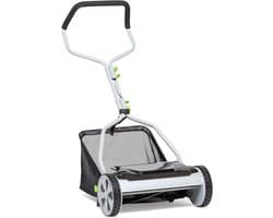 Quvo® Grasmaaier Handmatig – Grasmaaier Accu - Grastrimmer - Grijs - 53cm x 43cm x 26cm