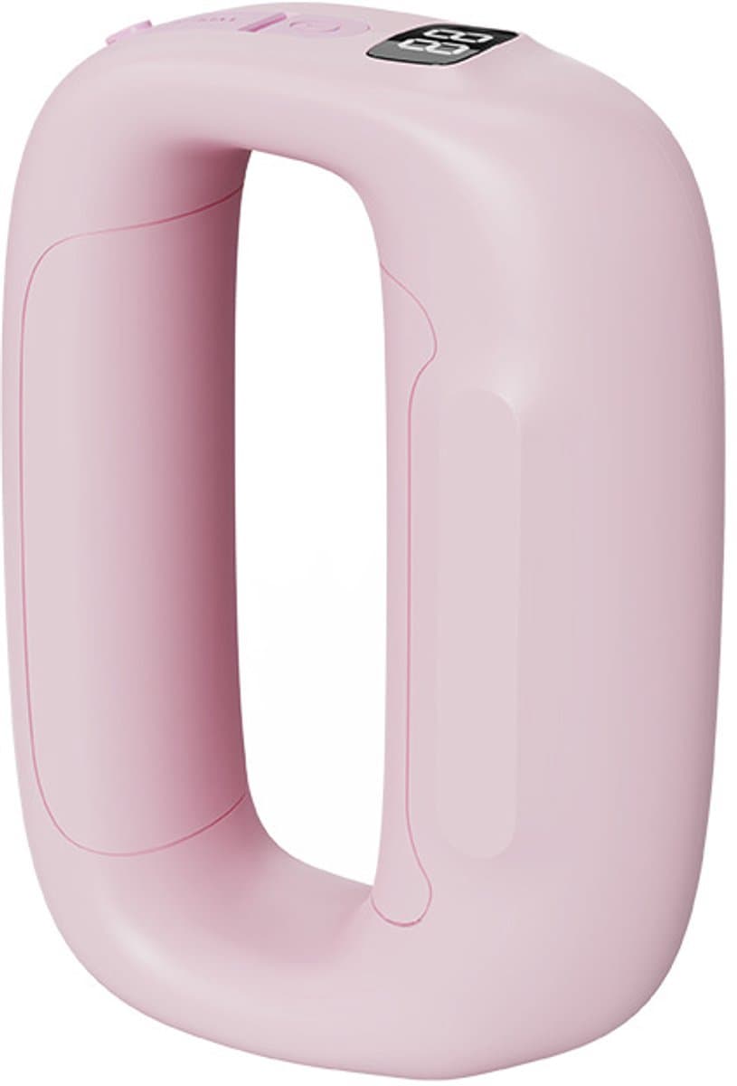 Massagepistool - Spiermassage Apparaat - Mini Massage Gun - Vibratie Massage Ring - Oplaadbare Massage Gun - LCD Display - 5 Standen - Stil - Roze — afbeelding 1
