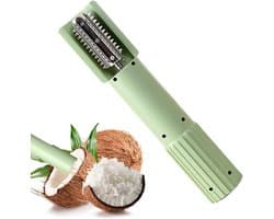 Elektrische Fruit Rasp - Keuken Rasp Machine - Groente Salades Maken - Draadloos en Spatvrij - 24.5 cm Lengte - Wit